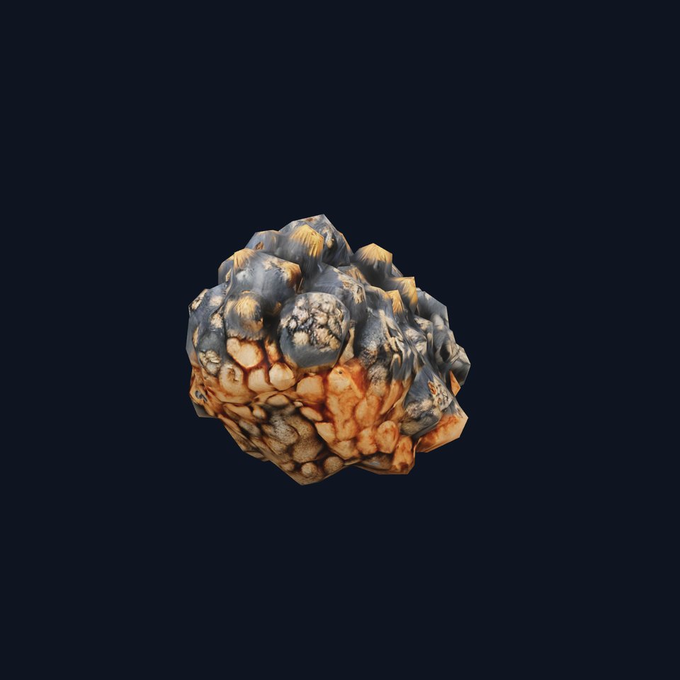 Textured Coral Cluster model pack